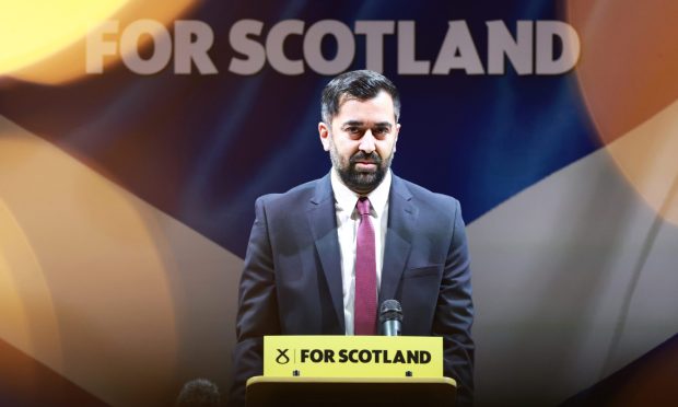 The poll predicts a disappointing set of results for Humza Yousaf and the SNP. Image: PA