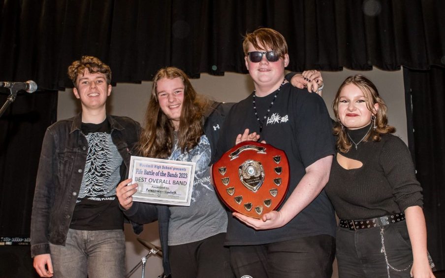Permacrisis won the Fife-wide Battle of the Bands. 