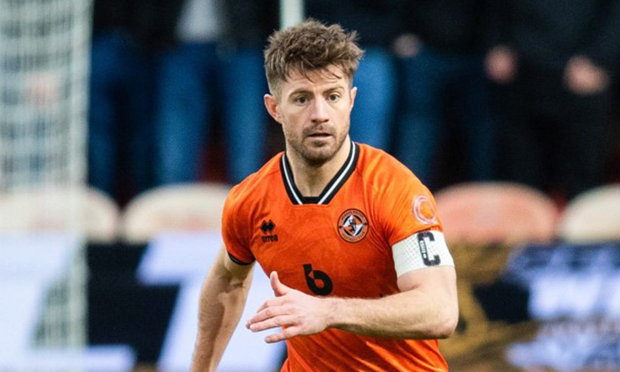 Ross Docherty in action for Dundee United