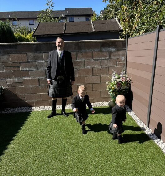 Dundee dad Ross Peters is enjoying spending time with his sons after his heart transplant.