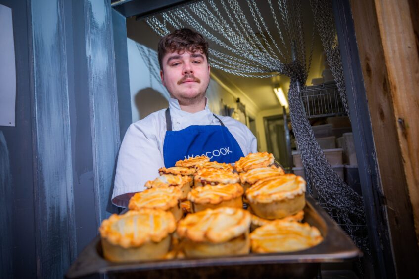 Rising Star Ethan O'Hare, of The WeeCOOK Kitchen, Barry by Carnoustie. 