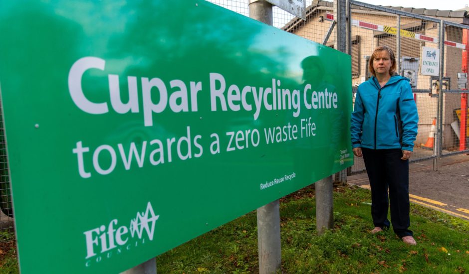 Councillor Margaret Kennedy raised concerns when the pedestrian ban was introduced at Fife recycling centres five years ago