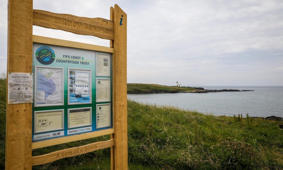 Campervan parking charges are in place at Ruby Bay in Elie.