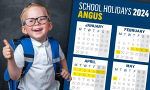 All the Angus school holidays and in-service days for 2024.