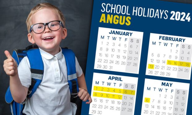 Angus school holidays have been set until 2028. Image: DC Thomson/Shutterstock