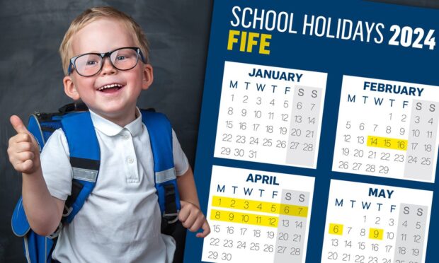 All the Fife school holidays and in-service days for 2023/24.