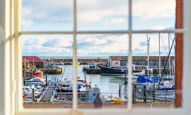 The view from the Arbroath townhouse. Image: Airbnb