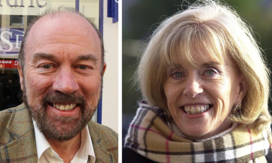 Sir Brian Souter and Dame Ann Gloag, founders of Stagecoach