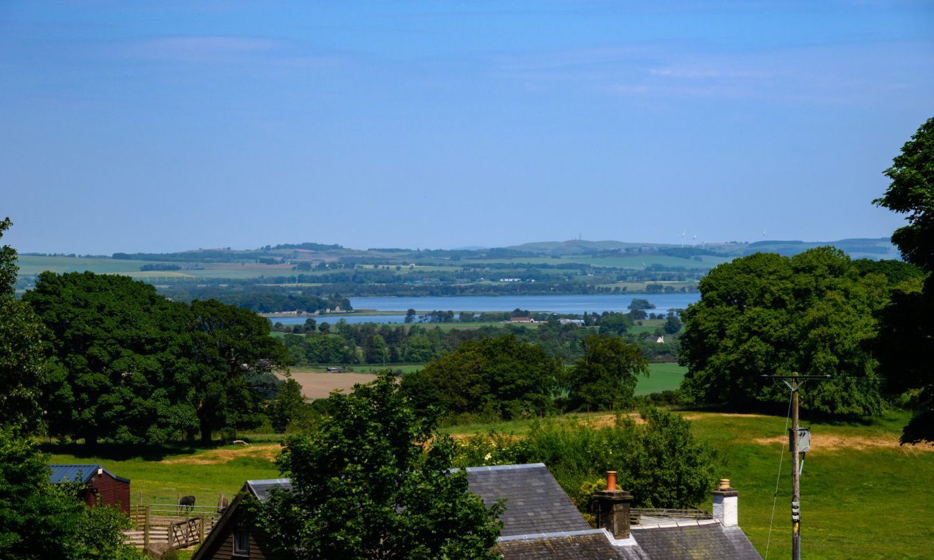 £675k Fife steading conversion has great views & stunning interior