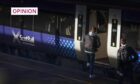 Concerns have been raised this week about the gap between the train and the platform at Dundee station. Image: Mhairi Edwards/DC Thomson.