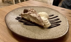 Our food reviewer Cat Thomson tested the Cheesecake of the Day at The Press Cafe and Bistro, Cupar. Image: Cat Thomson/DC Thomson.