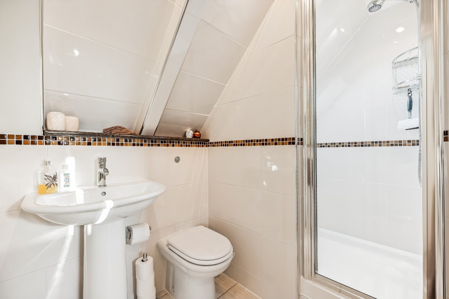 An ensuite at the property