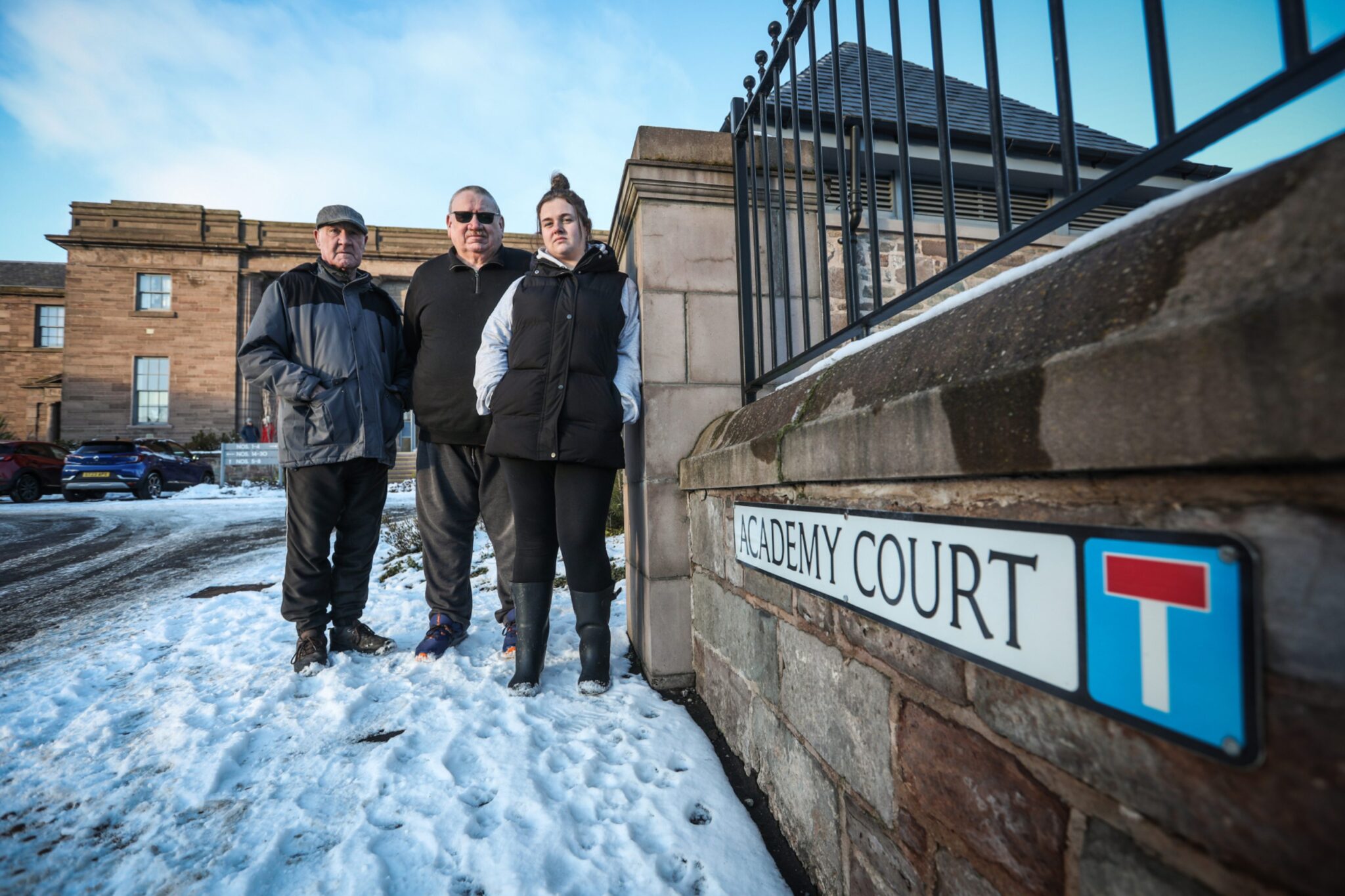 Forfar council housing tenants complain about empty grit bins