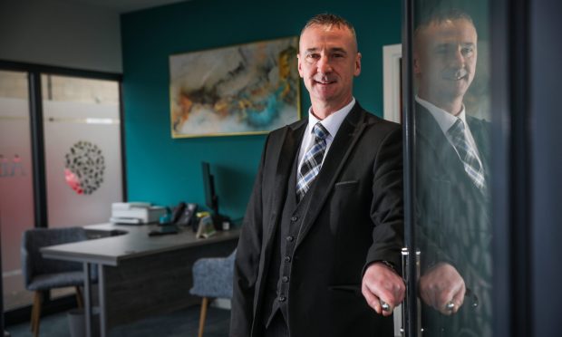 Funeral director Graham Gordon at the new Dundee branch of Affertons. Image: Mhairi Edwards/DC Thomson