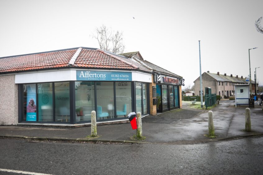 The new premises of Affertons Funeral Care on Fintry Road, Dundee. Image: Mhairi Edwards/DC Thomson.