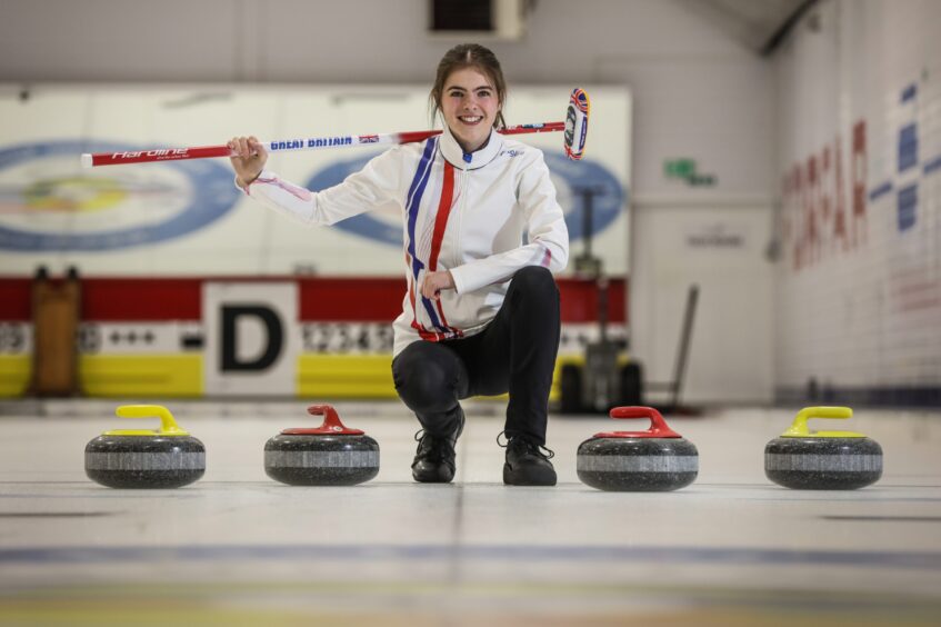 Callie Soutar from Forfar Youth Winter Olympian