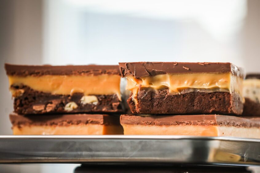 The brownie available at Baked House Co Carnoustie.