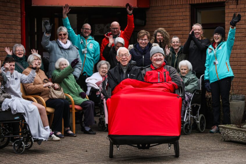 Seaton Grove in Arbroath gets cycling trishaw.