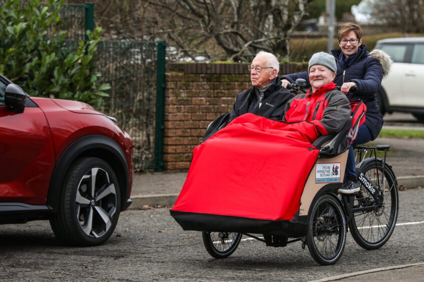 Arbroath cycling without age trishaw.