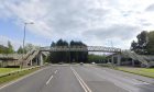 A92 overpass at the Preston roundabout in Glenrothes, Fife.
