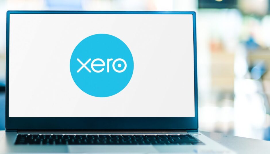 Xero logo on computer screen