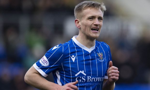 St Johnstone midfielder Matt Smith.