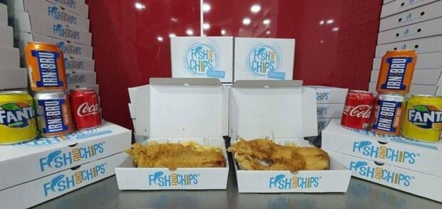 The fish and chips available at The Steeple, one of the fish and chip shops in Arbroath.