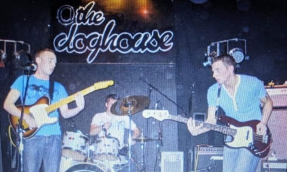 Perth band The Defended playing at the former Doghouse Dundee, now known as Duke's Corner.