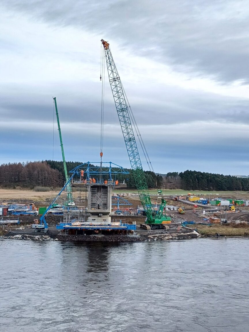 Destiny Bridge: Perth Cross Tay Link Road taking shape