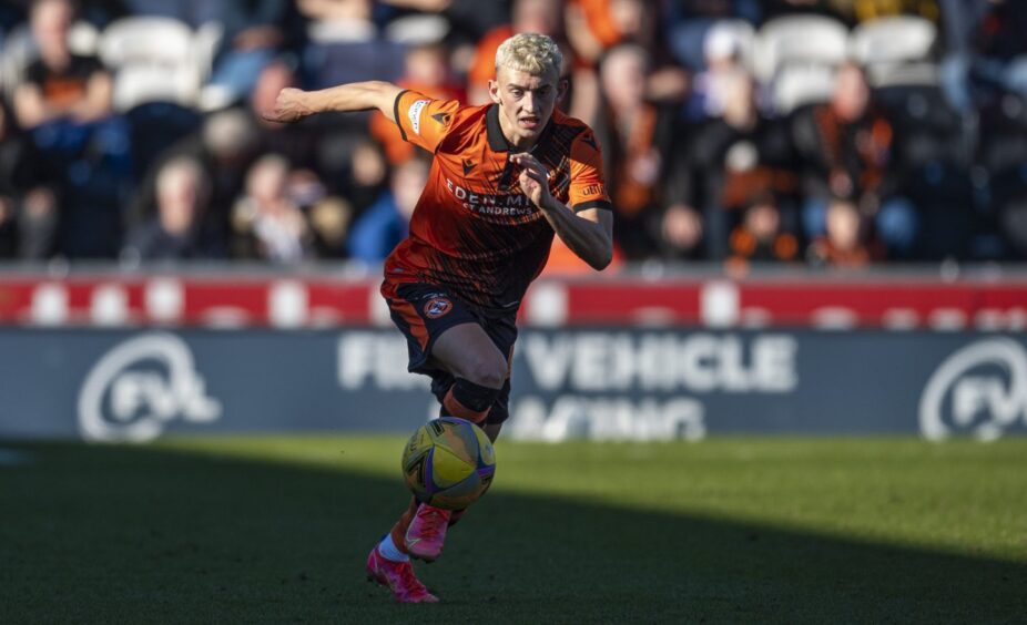 Miller Thomson on his Dundee United debut