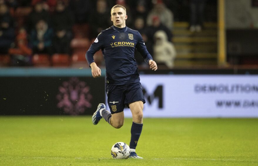 Owen Dodgson - on loan from Burnley - playing for Dundee FC