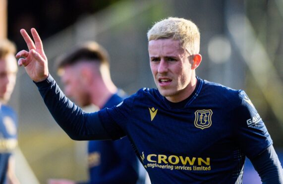 Luke McCowan is Dundee's top scorer this season Image: SNS.