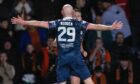 Zak Rudden's goal helped Raith to victory over Dundee United. Image: SNS.
