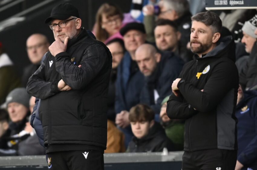St Johnstone manager Craig Levein wasn't happy with his team's display in Paisley. 