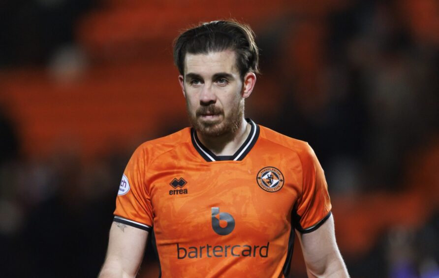 Declan Gallagher pictured at Dundee United 