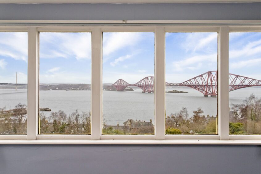 A view of Fife across the water from the South Queensferry home 