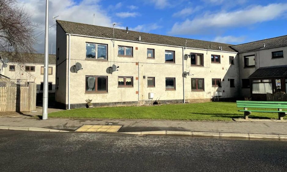 Brechin flat destroyed by Storm Babet going up for auction