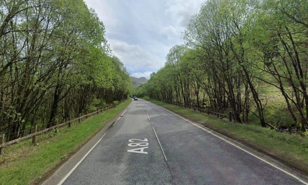 The A82 between Crianlarich and Tyndrum as lorry driver died in Stirlingshire crash
