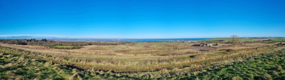 The Feddinch site overlooks St Andrews Bay