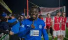 New St Johnstone striker Adama Sidibeh.