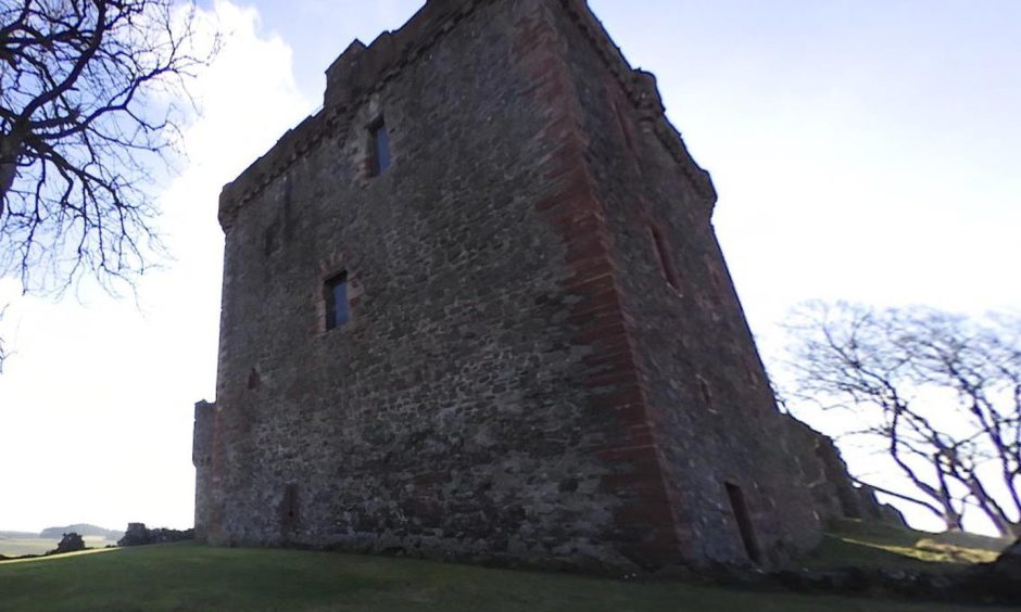 Balvaird Castle vandalised