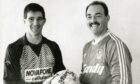 Bobby Geddes and Bruce Grobbelaar before the match. Image: DC Thomson.