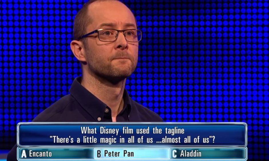 Chris from Dundee on The Chase.