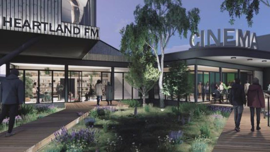 Projections of the new proposals for Crieff Cinema hub
