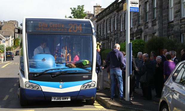 The 204 bus route will no longer be subsidised. Image: Dougie Nicolson / DC Thomson.