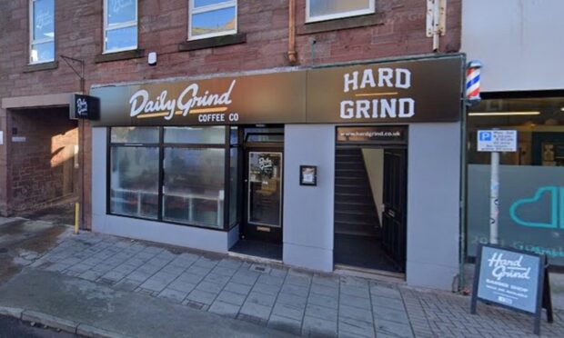 Daily Grind Coffee Shop in Arbroath.