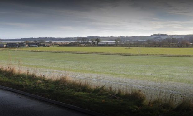 The Dun site looking east towards Montrose Basin.