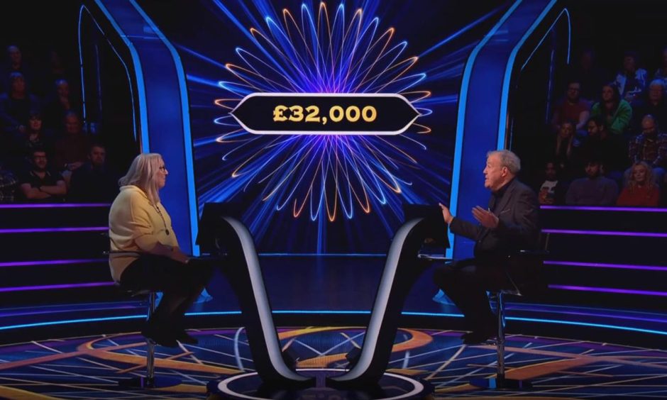 Gemma from Stirling walks away with £32,000 on Who Wants to be a Millionaire