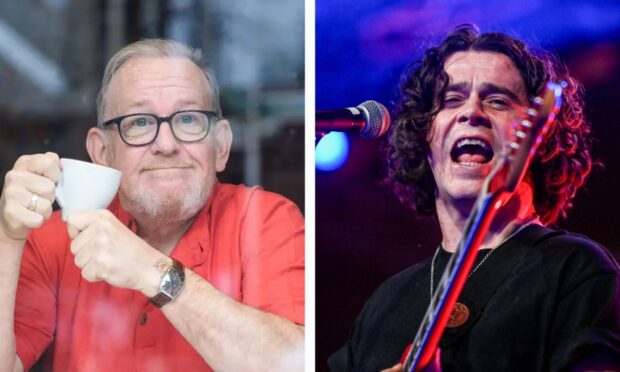 Ford Kiernan joined Kyle Falconer at a songwriting camp in Spain last year. Image: Wattie Cheung/PA/Darrell Benns/DC Thomson
