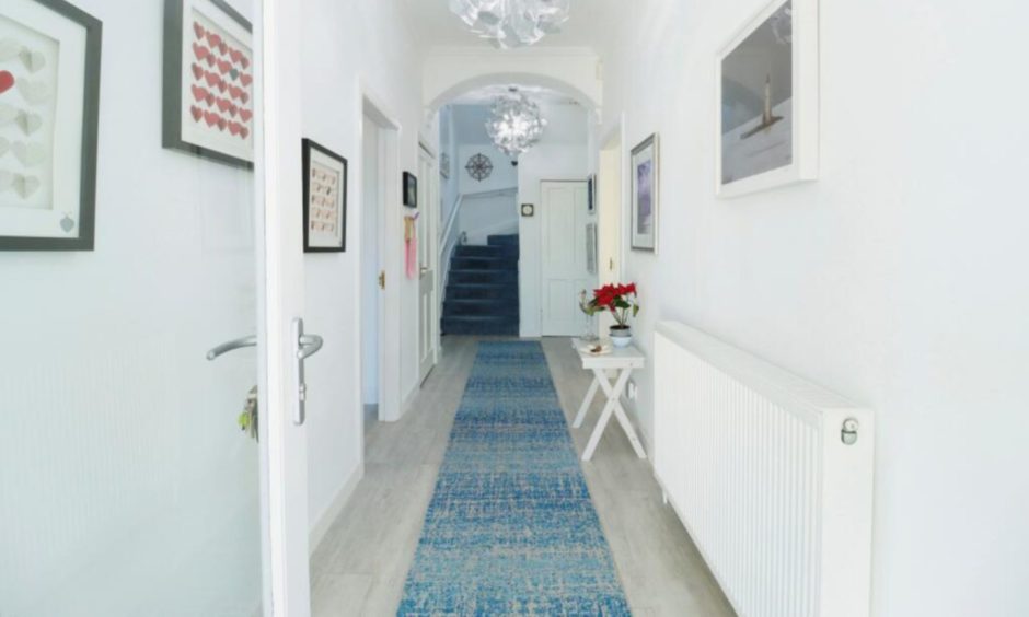 Hallway in North Queensferry home.